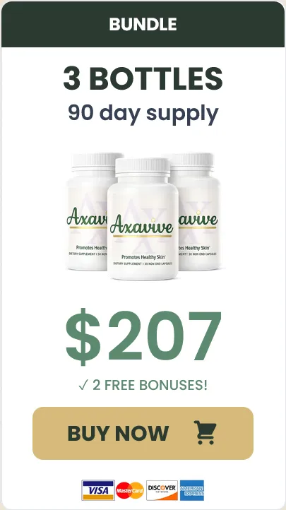 Axavive 3 bottles price